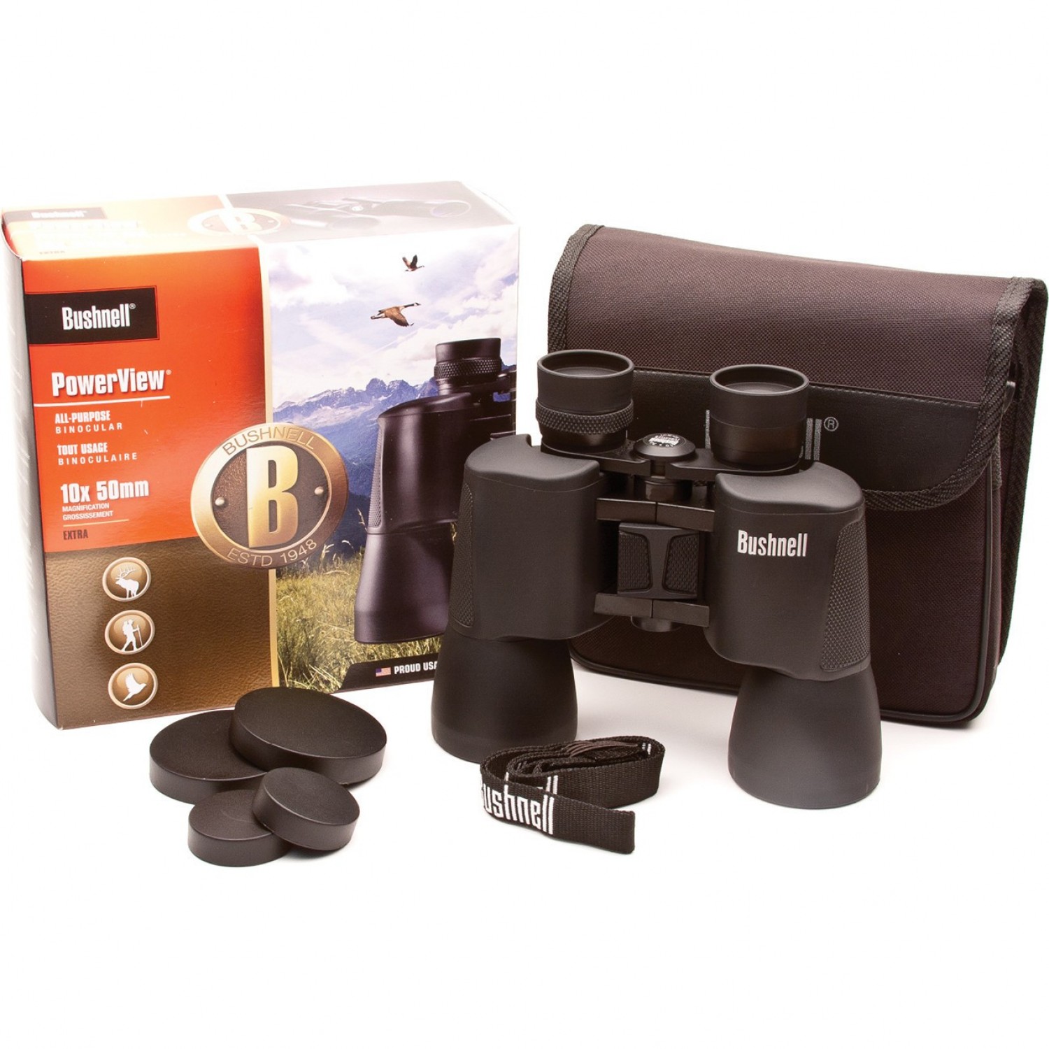 Bushnell 10x50 binoculars camo top